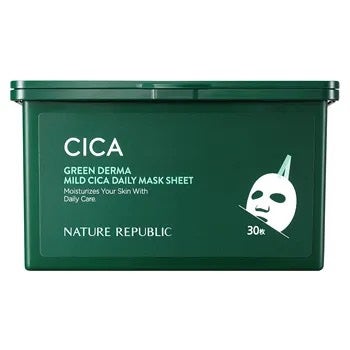 グリーンダーマCICA デイリーシートマスク/ネイチャーリパブリック/シートマスク・パックを使ったクチコミ(1枚目)