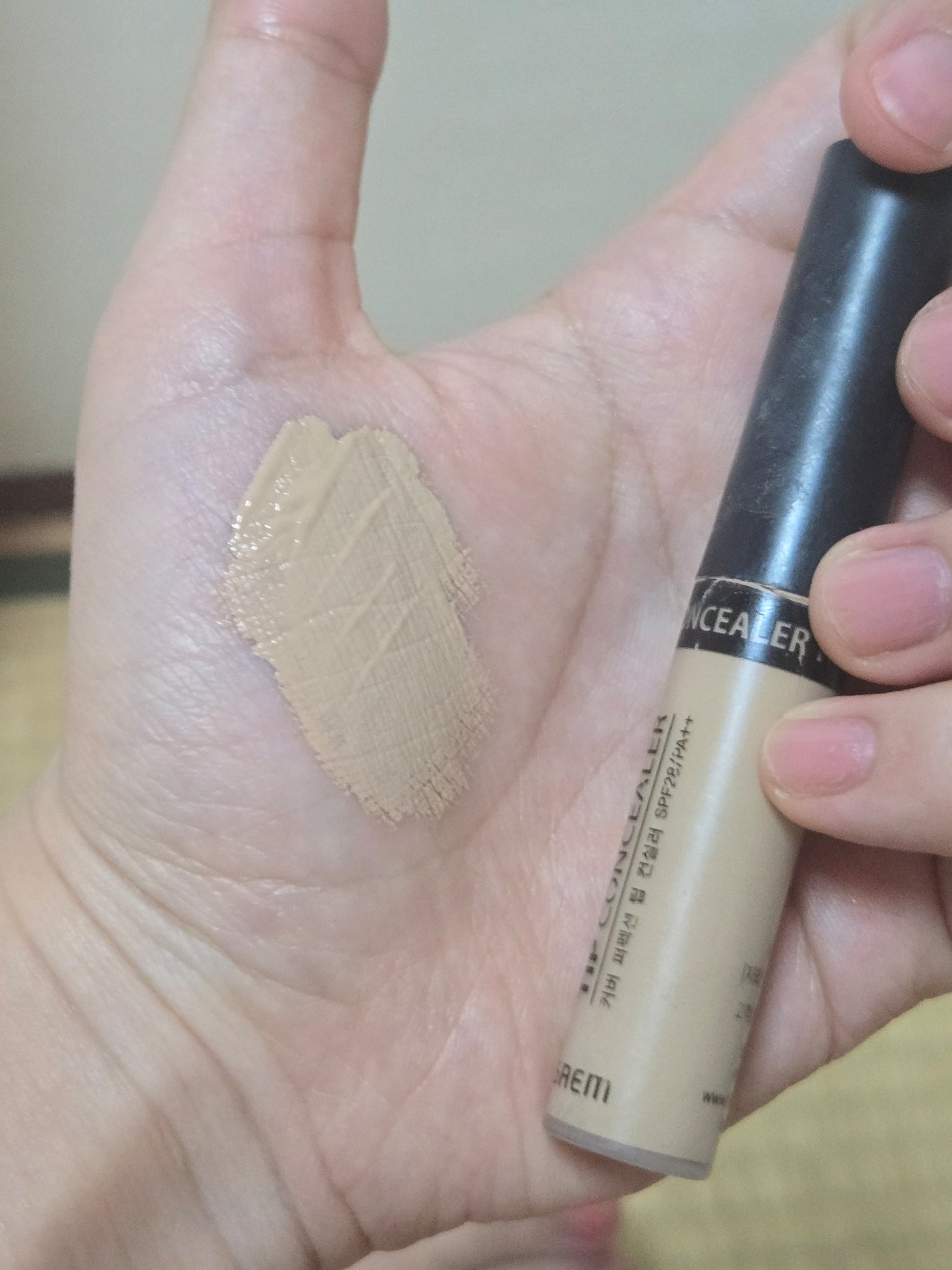 カバーパーフェクション チップコンシーラー/the SAEM/リキッドコンシーラーを使ったクチコミ(2枚目)