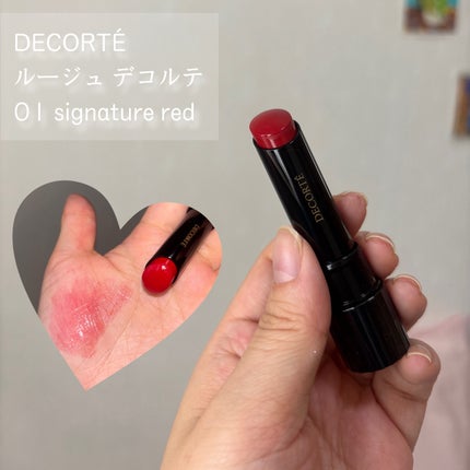 ルージュ デコルテ/DECORTÉ/口紅を使ったクチコミ(3枚目)