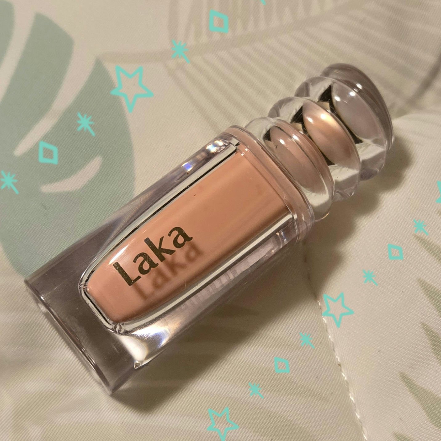 ラカ　マキシグレイヤーティント ＃601　リネン/Laka/リップティントを使ったクチコミ（1枚目）