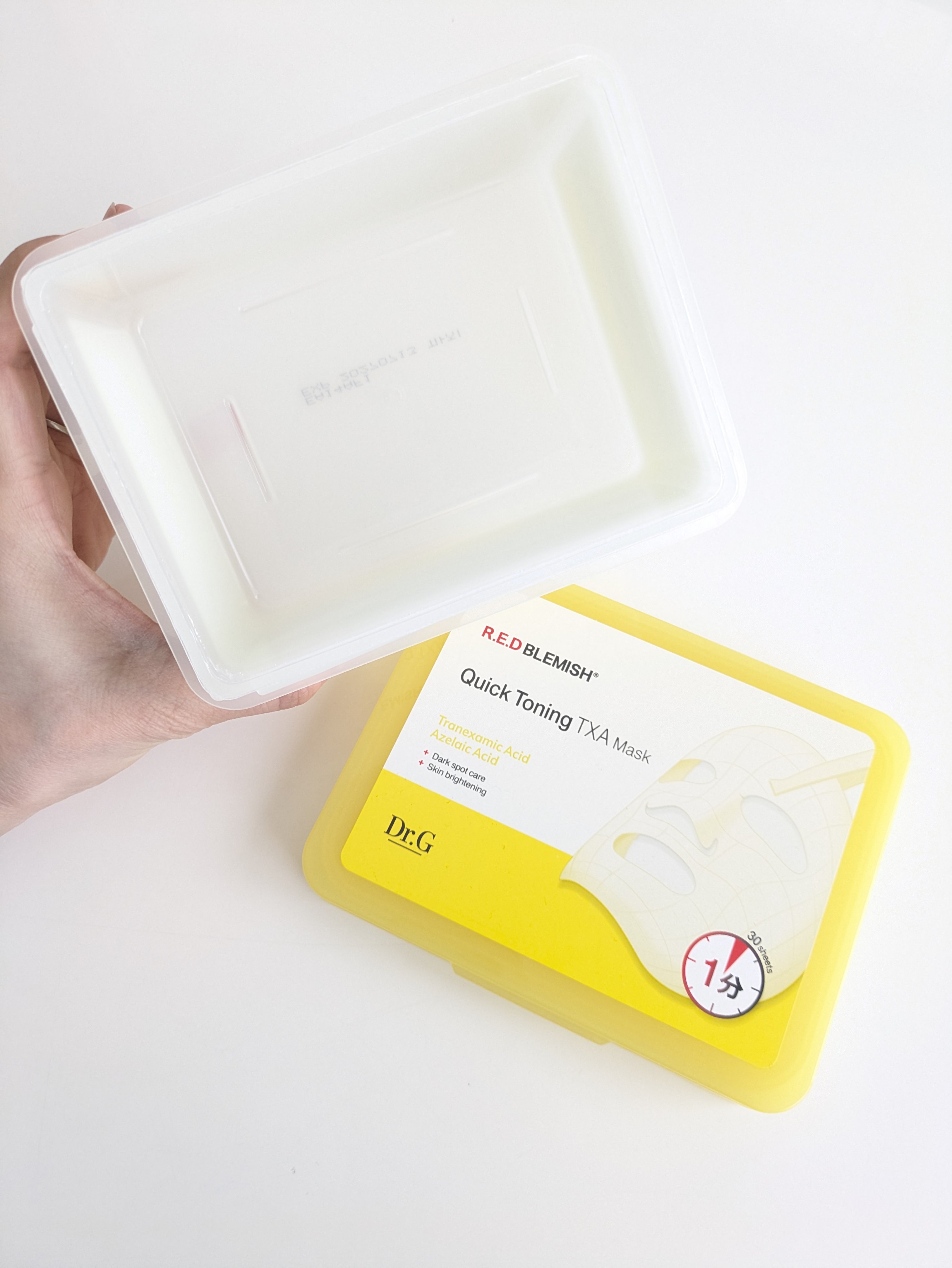 レッドブレミッシュ クイックトーニングTXAマスク/Dr.G/シートマスク・パックを使ったクチコミ（1枚目）