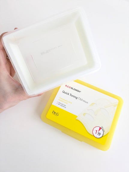 レッドブレミッシュ クイックトーニングTXAマスク/Dr.G/シートマスク・パックを使ったクチコミ(1枚目)