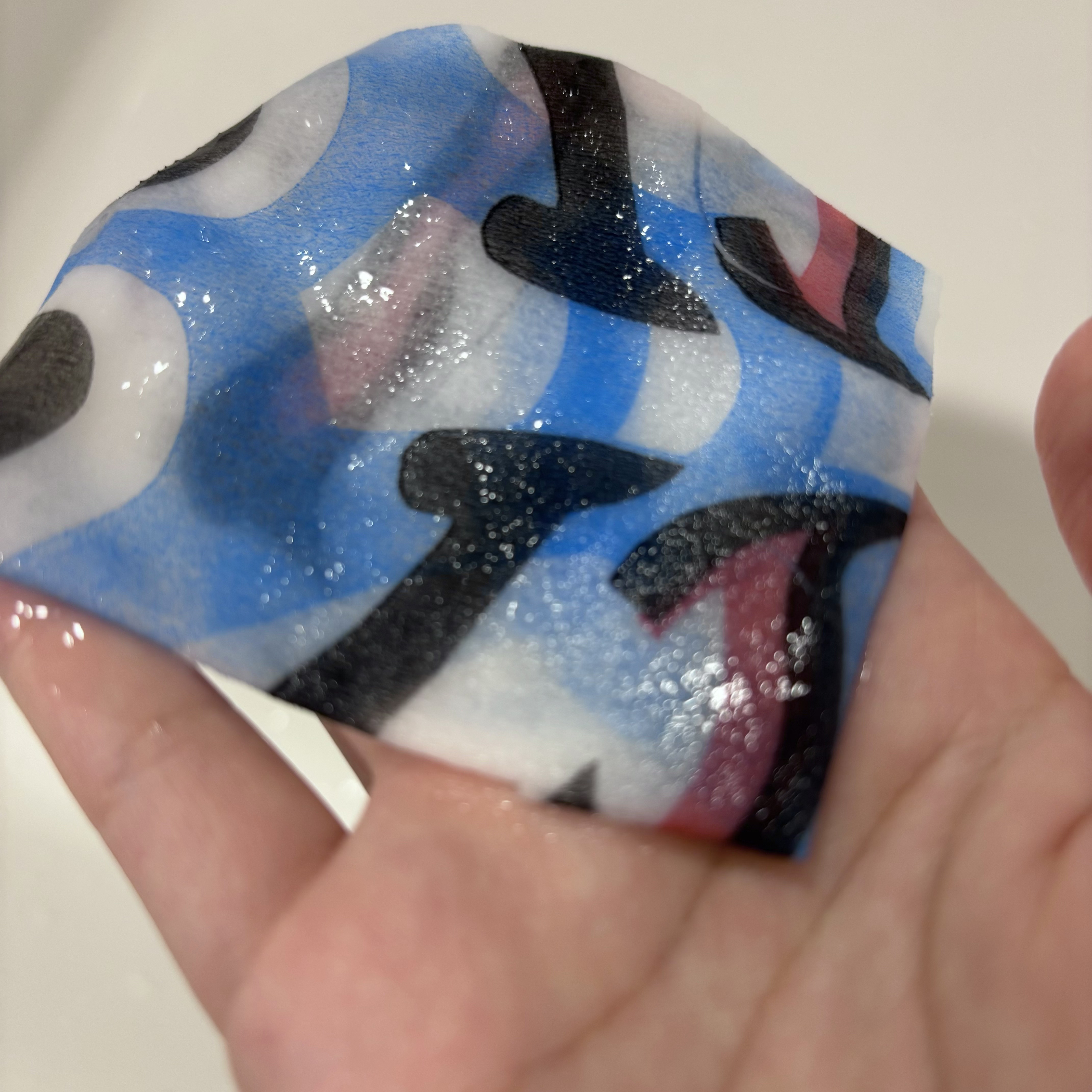 歌舞伎フェイスパック 公家荒/松竹/シートマスク・パックを使ったクチコミ（3枚目）