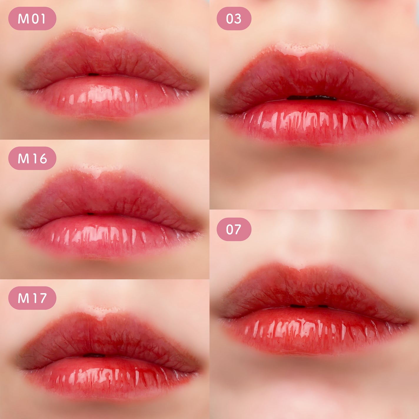 ジューシーデューイグロウティント/dasique/リップティントを使ったクチコミ(5枚目)