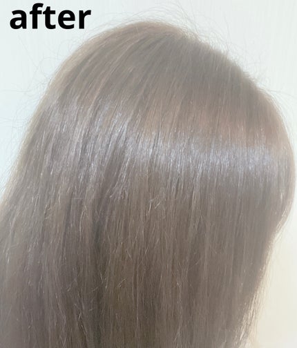 泡カラー ラベンダーグレージュ/リーゼ/ヘアカラーの画像