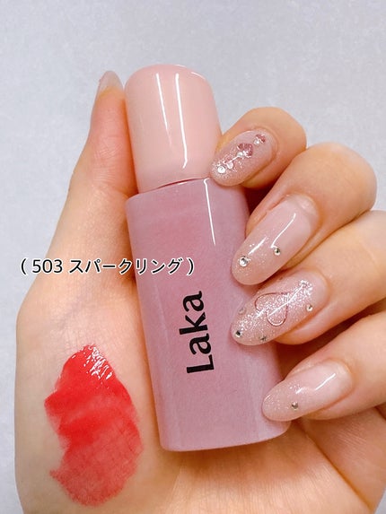 ポッピングバルーンティント/Laka/リップティントを使ったクチコミ(2枚目)