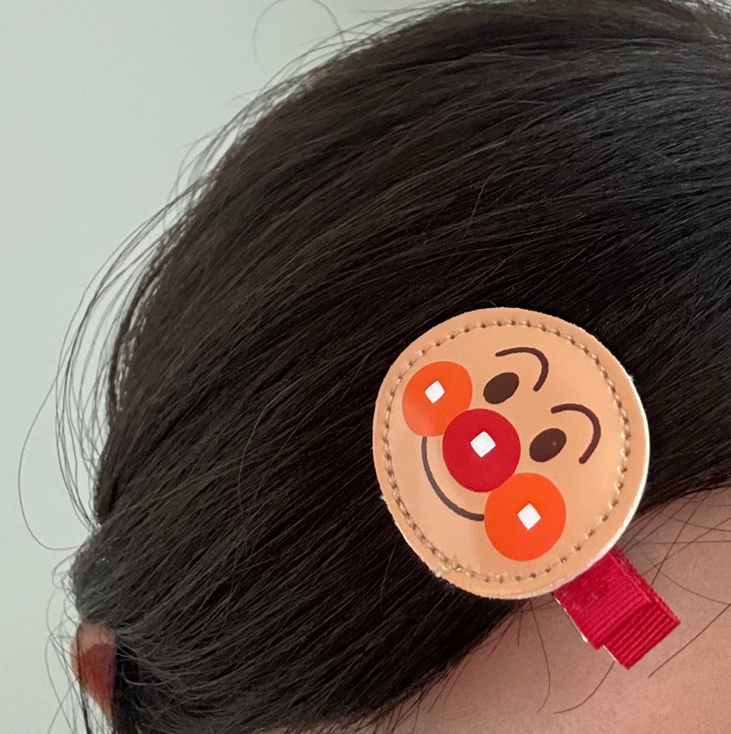 アンパンマン ヘアアクセサリー まえがみクリップ(メロンパンナちゃん)/PINOCCHIO/ヘアアクセサリーを使ったクチコミ(4枚目)