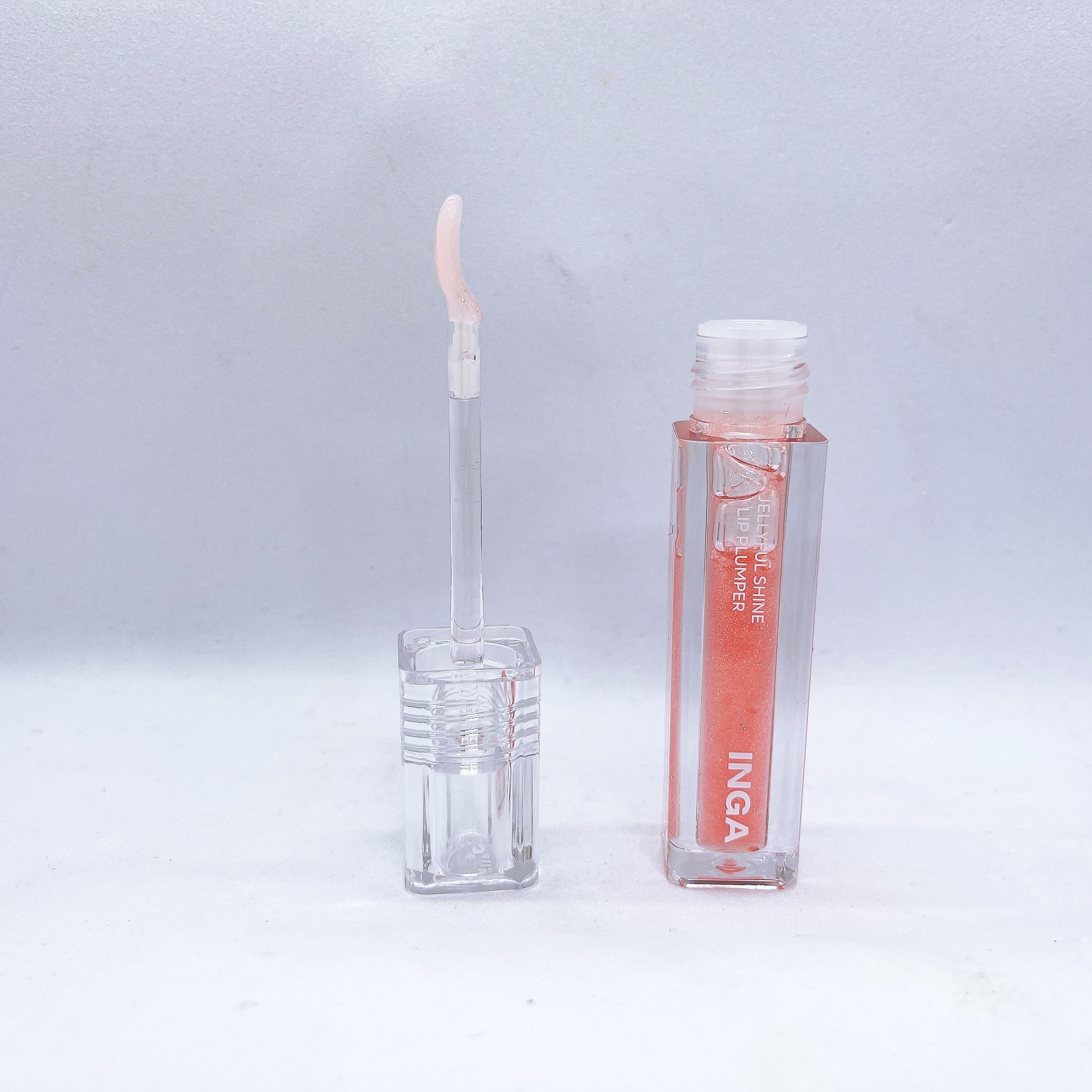 ジェリーシャインリッププランパー ピーチフルーツ/INGA/リッププランパーを使ったクチコミ（3枚目）