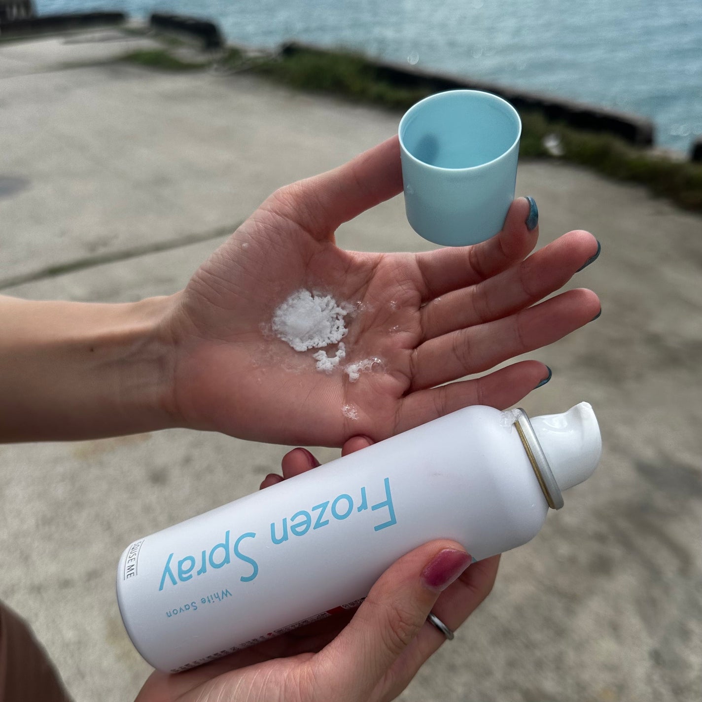 フローズンスプレー ホワイトサボンの香り/スキューズミー/デオドラント・制汗剤を使ったクチコミ(4枚目)