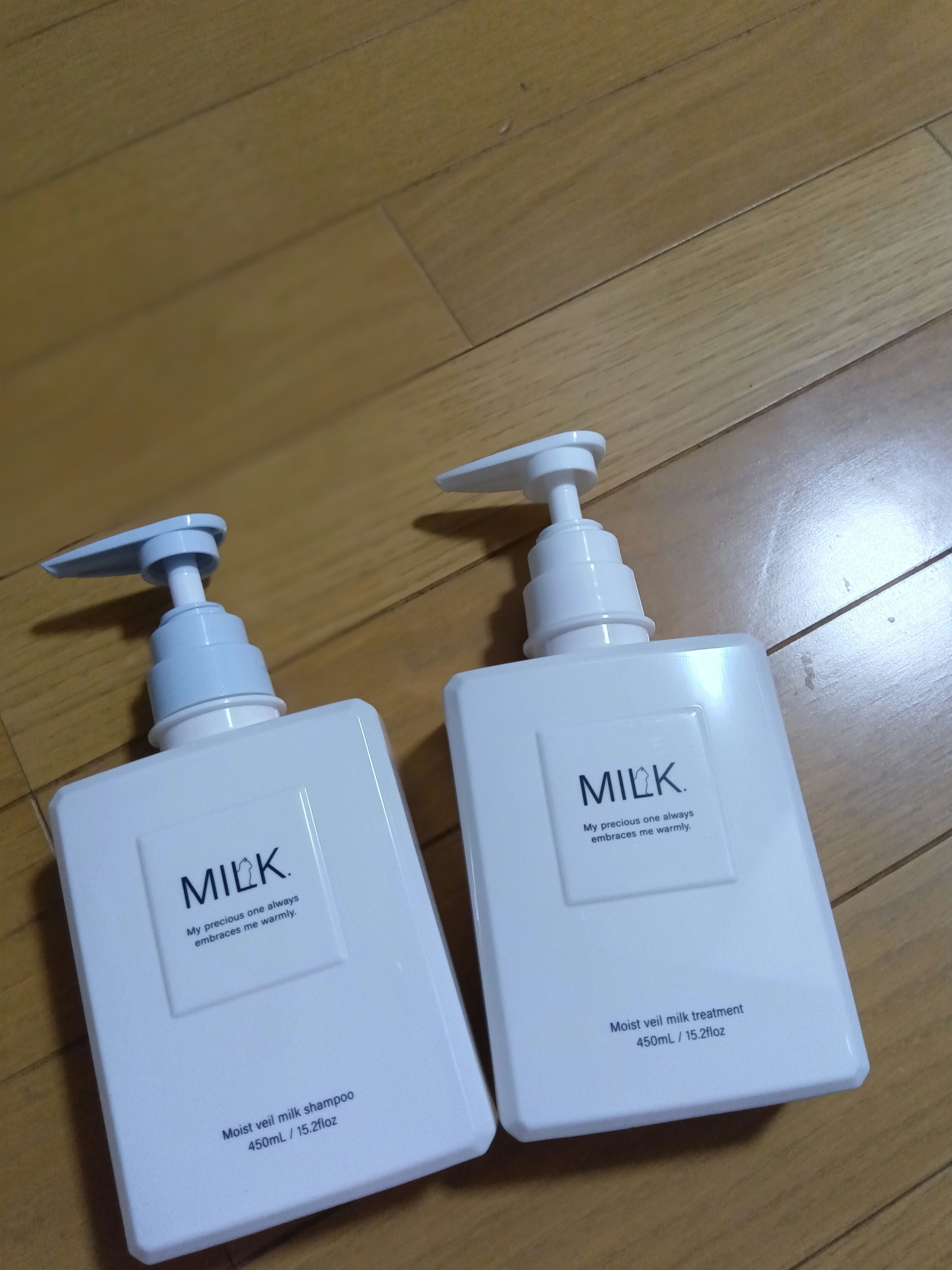 モイストヴェール シャンプー/トリートメント＜無香料＞/MILK./市販シャンプーを使ったクチコミ（1枚目）