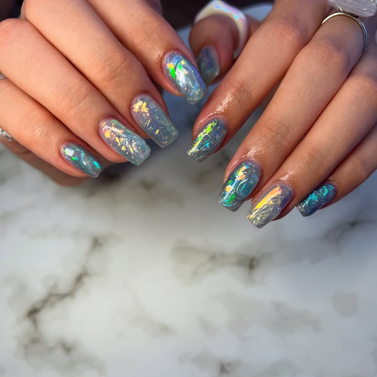 cst on LIPS 「#海映えラメネイルmenu…☑︎デザイン自由コース7.000円..」(3枚目)