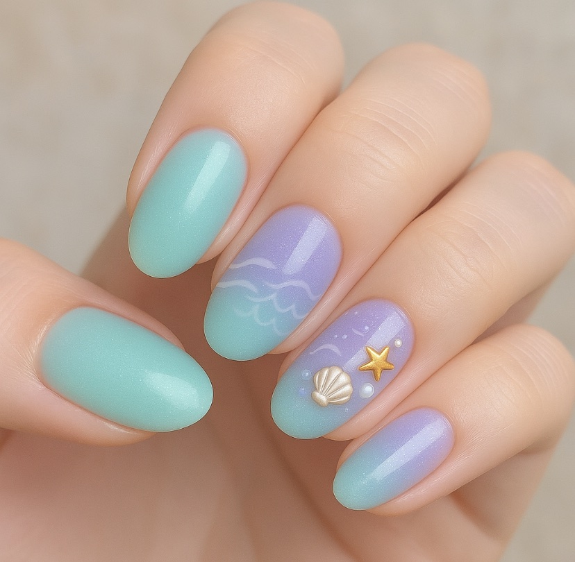 ジェルネイル（ライト対応）/セリア/ジェルネイルを使ったクチコミ（1枚目）