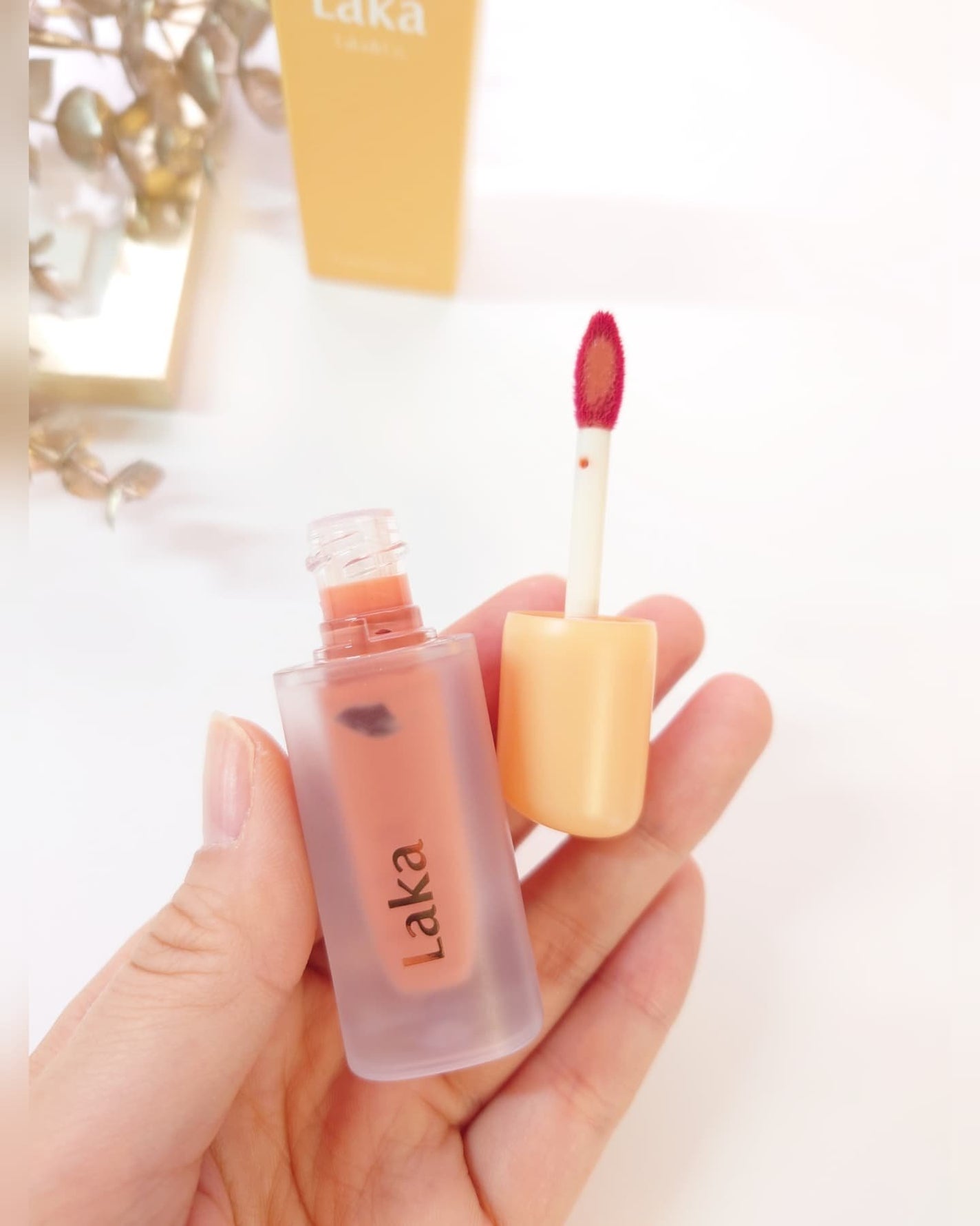 フルーティーグラムティント/Laka/リップティントを使ったクチコミ(2枚目)