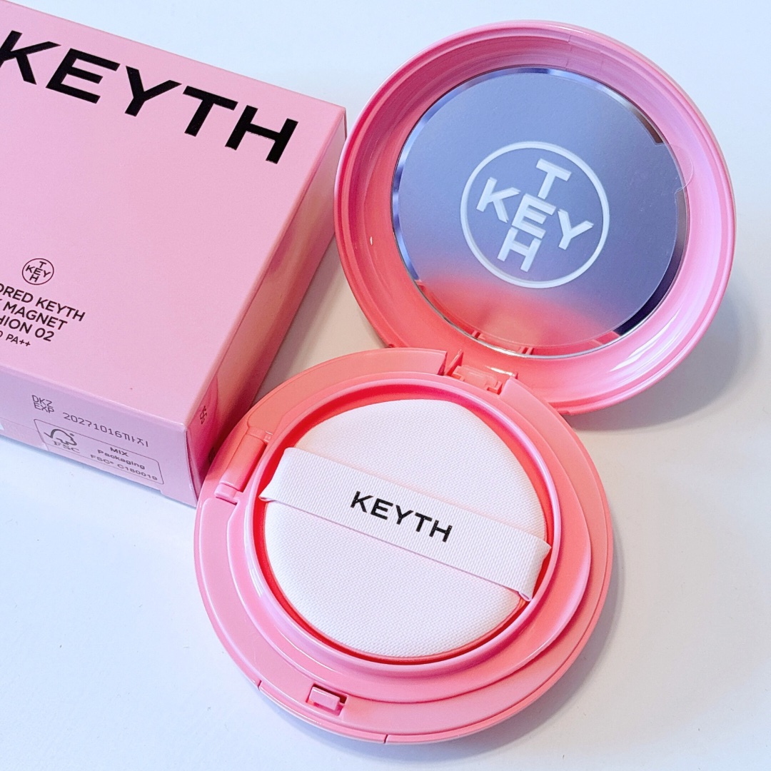 ピンクマグネットクッション/KEYTH/クッションファンデーションを使ったクチコミ（2枚目）