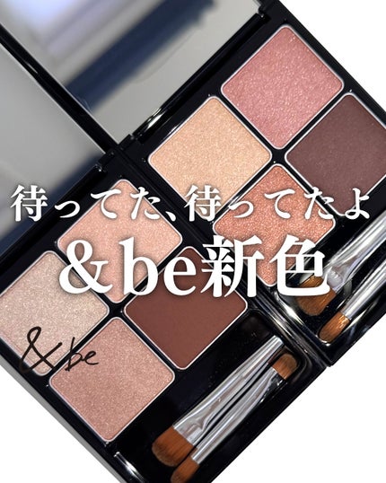 &be パレットアイシャドウ/&be/アイシャドウパレットを使ったクチコミ(1枚目)