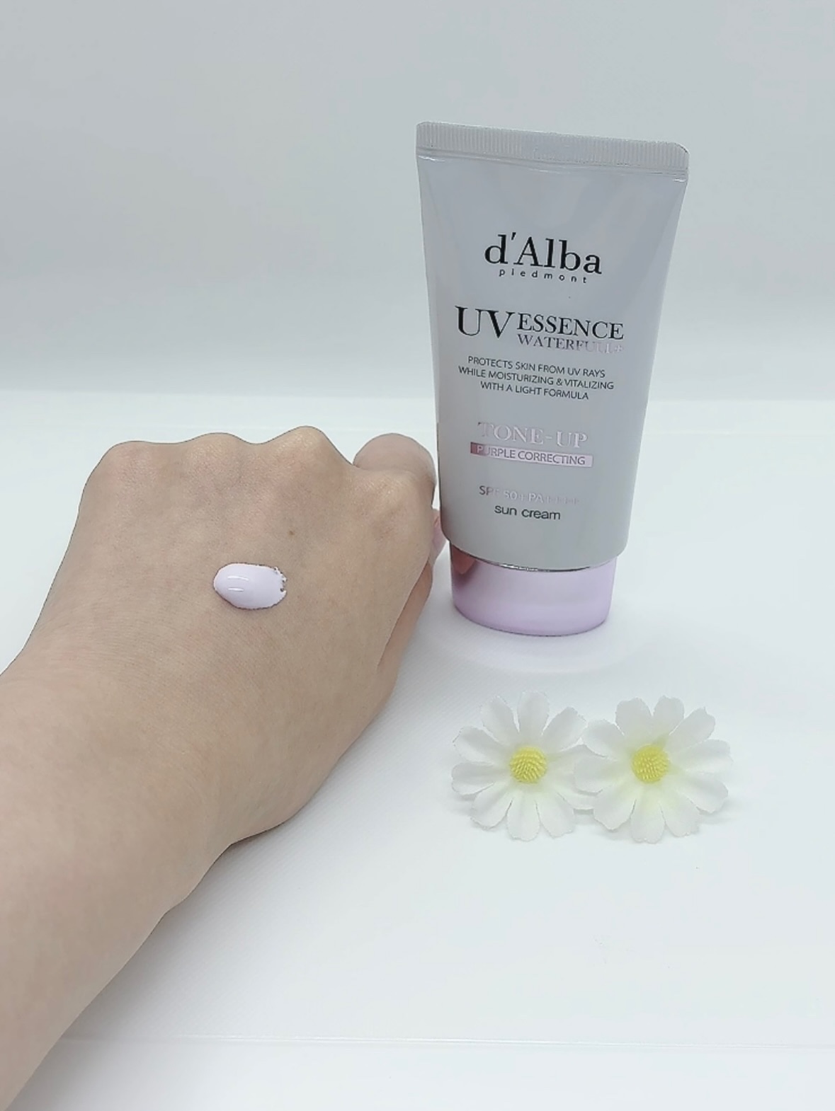 ダルバ ダルバ ウォータフル トーンアップ サンクリーム(パープル)のクチコミ「#PR

d’Alba（ダルバ）様 @dalba_japan より

ウォータフルトーンアップ.....」（2枚目）