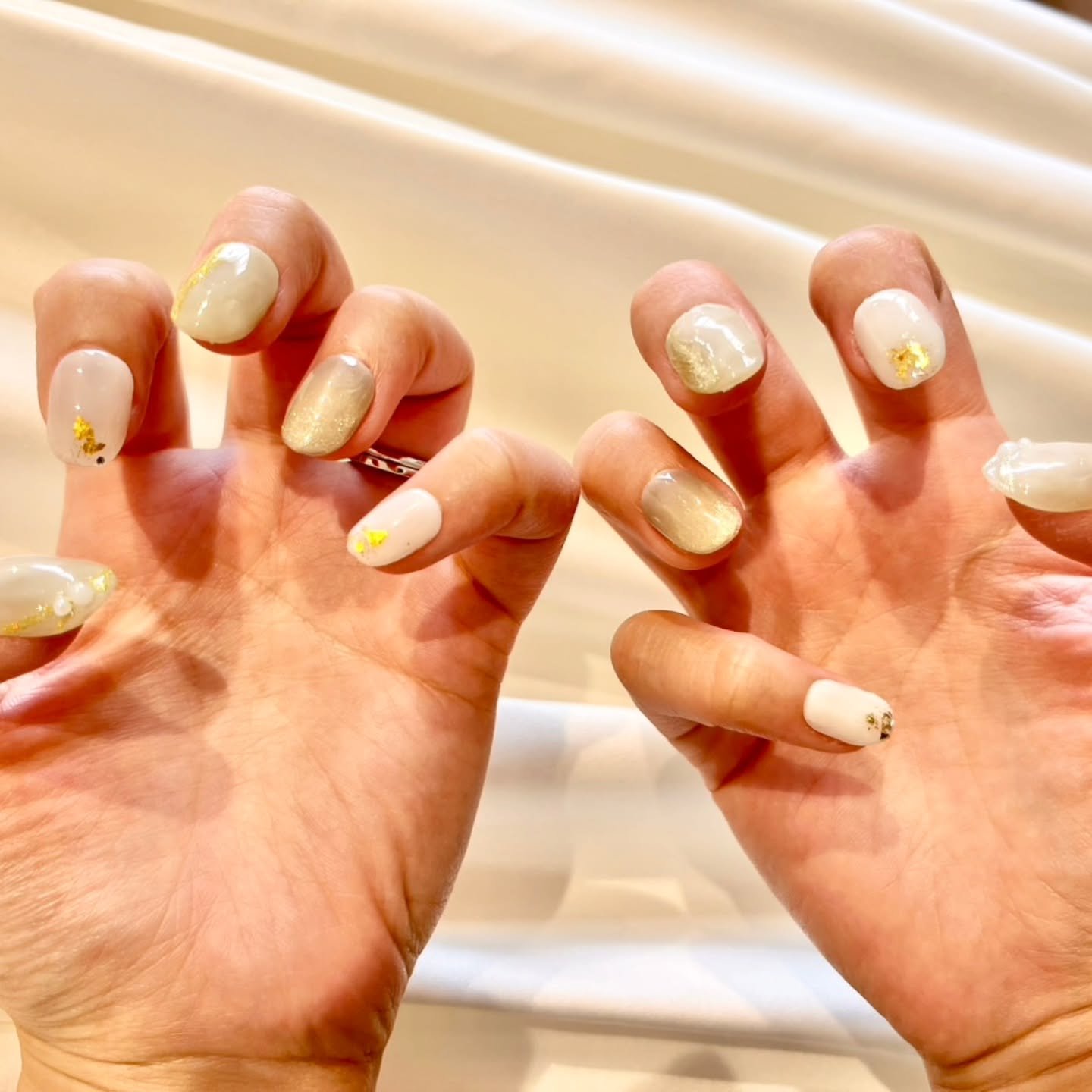 ノンワイプトップコート/セリア/ジェルネイルを使ったクチコミ（3枚目）