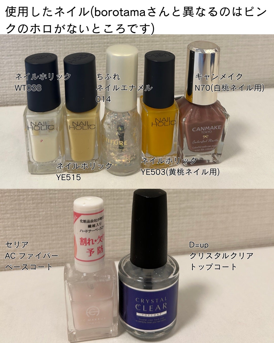 カラフルネイルズ/キャンメイク/マニキュアを使ったクチコミ(2枚目)