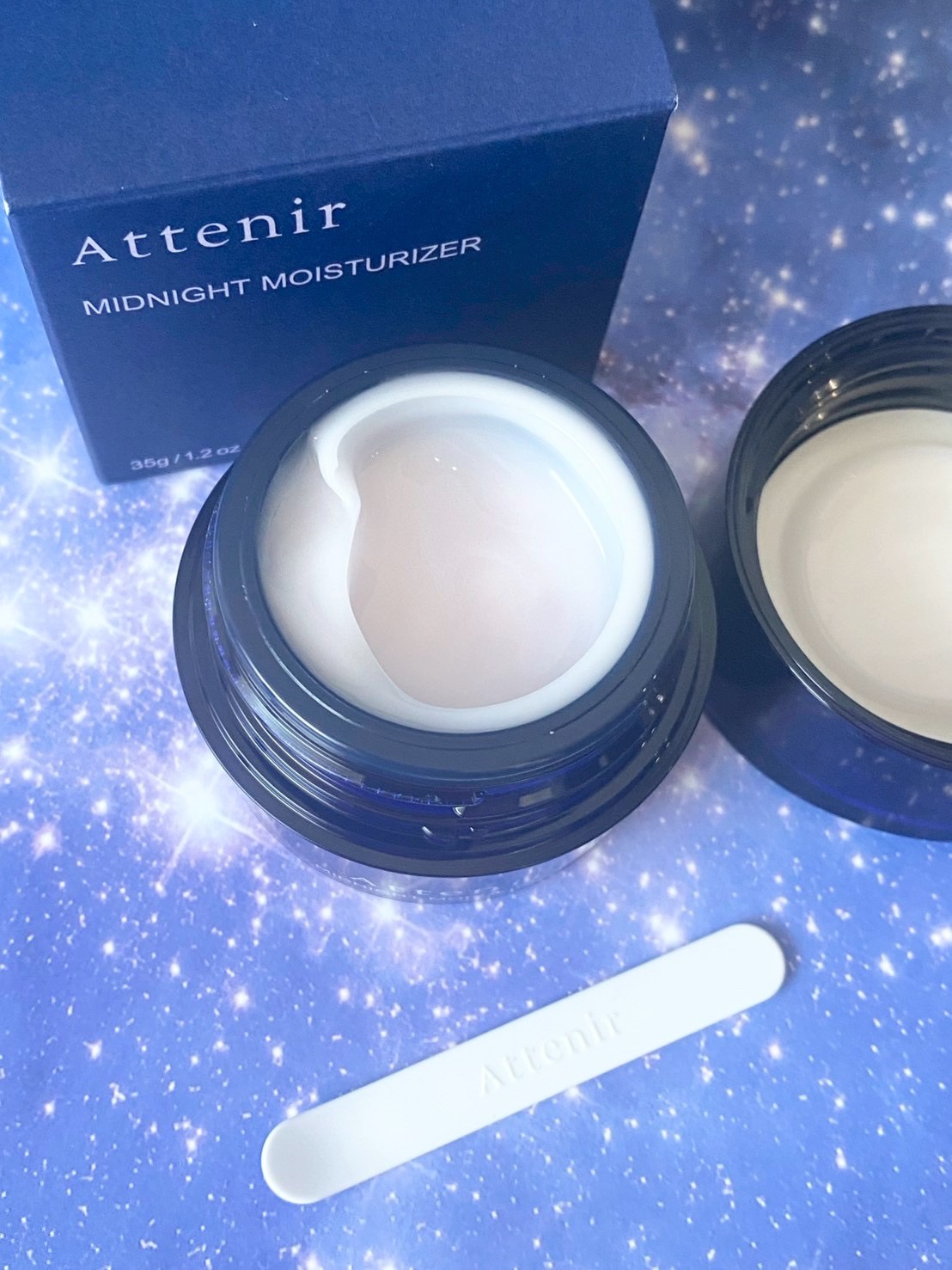アテニア ミッドナイトモイスチャライザー/アテニア/フェイスクリームを使ったクチコミ（2枚目）