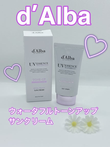 ダルバ ウォータフル トーンアップ サンクリーム(パープル)/ダルバ/日焼け止めクリームを使ったクチコミ(1枚目)