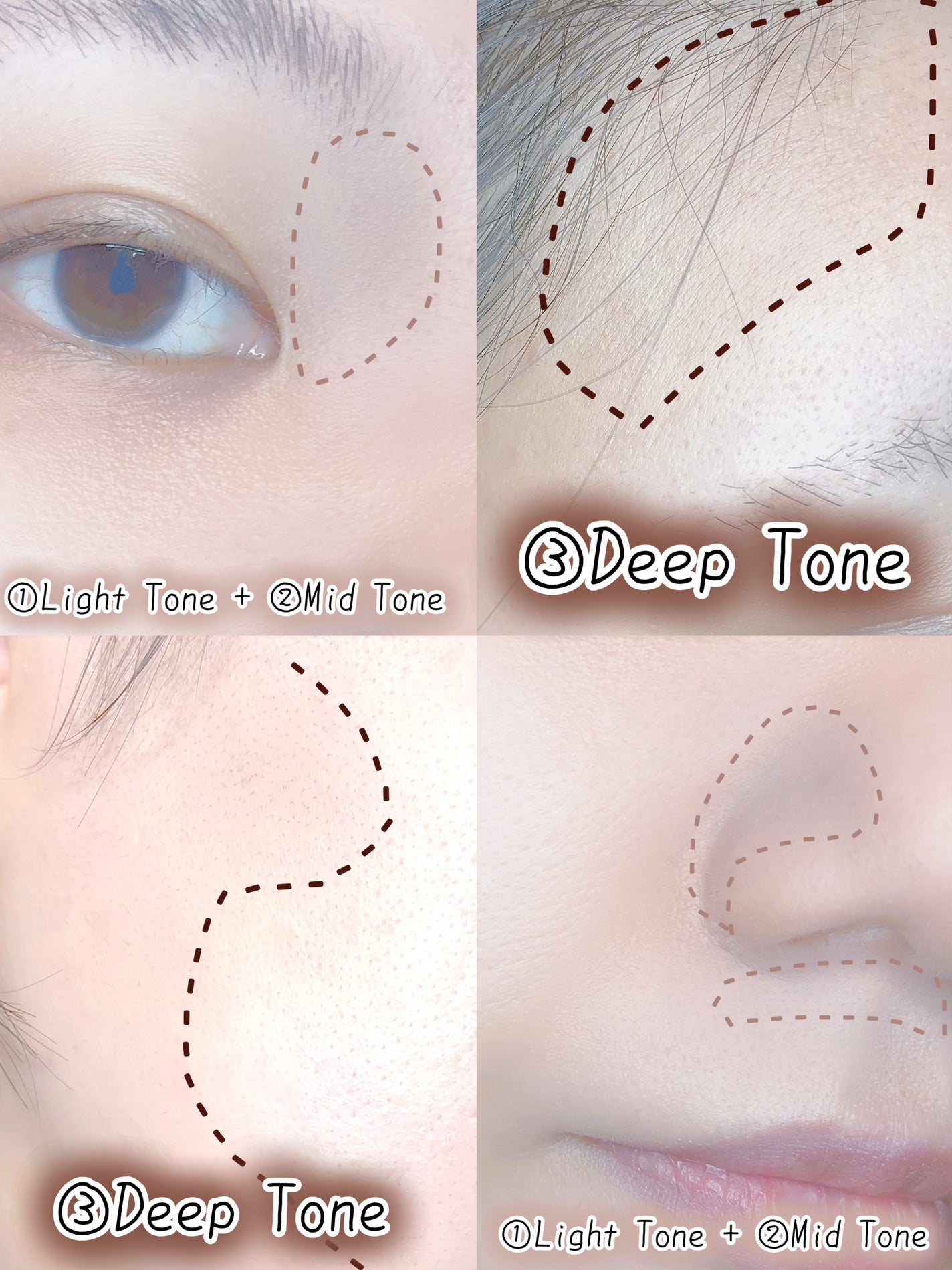 ブレンドカラーシェーディング/CEZANNE/シェーディングを使ったクチコミ(4枚目)