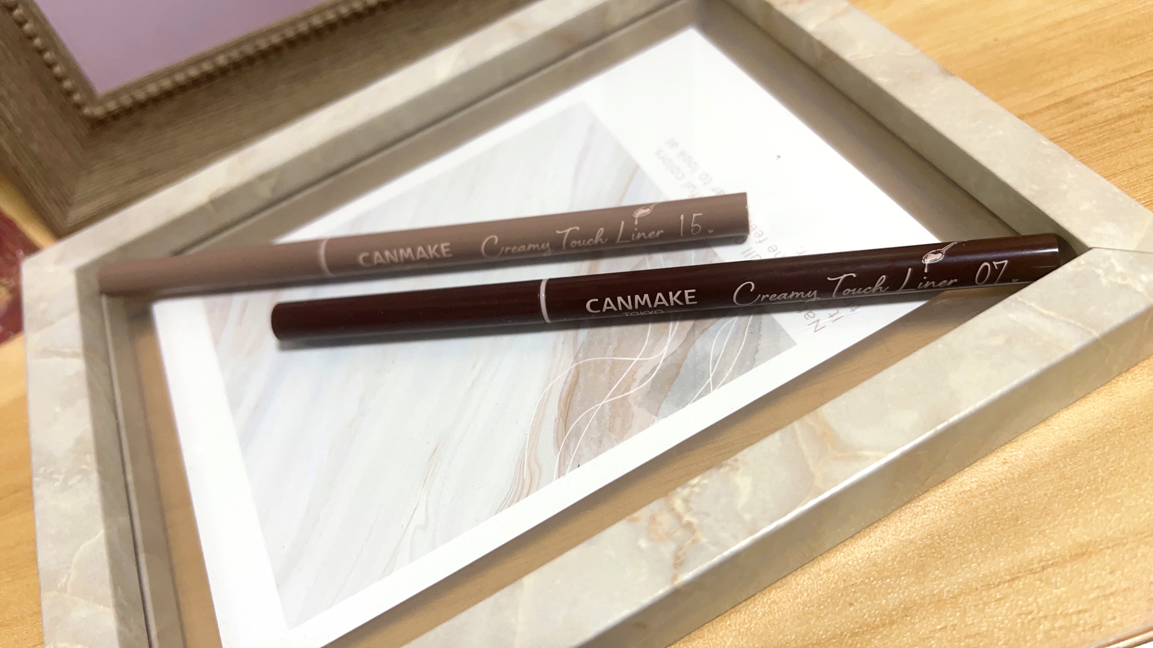 クリーミータッチライナー/キャンメイク/ジェルアイライナーを使ったクチコミ（1枚目）