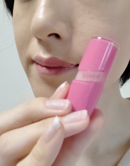 ロウグロウジェルティント/hince/リップティントを使ったクチコミ(3枚目)