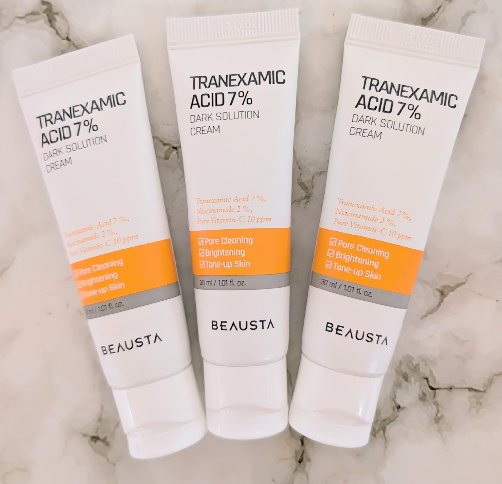トラネキサム酸7%ダークソリューションクリーム/BEAUSTA/フェイスクリームを使ったクチコミ（1枚目）