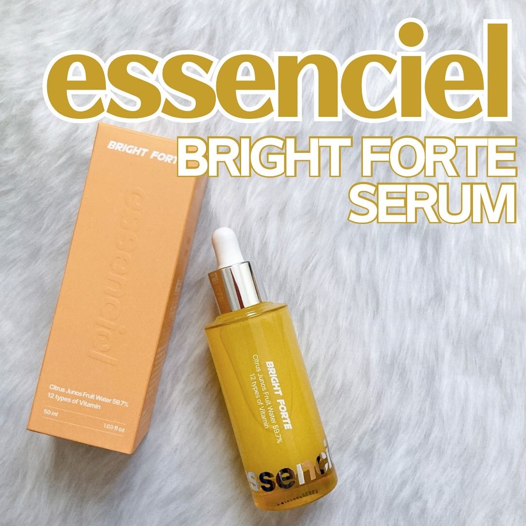 Bright Forte Ampoule/essenciel/美容液を使ったクチコミ(1枚目)