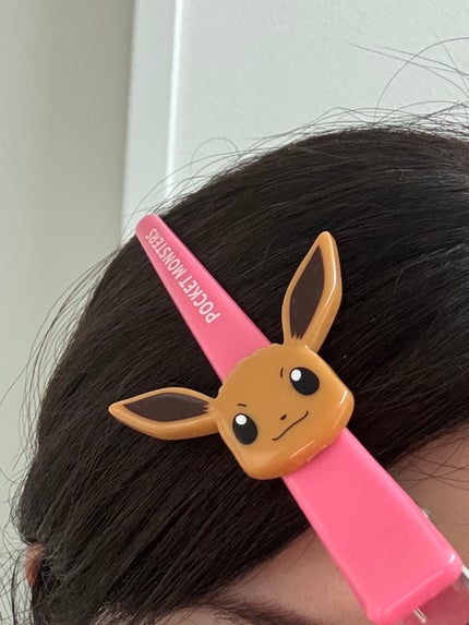 ヘアクリップ イーブイ/ポケモン/ヘアアクセサリーを使ったクチコミ(4枚目)