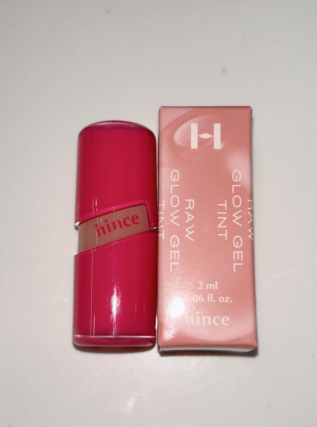 ロウグロウジェルティント R022 ロウ・カレント（ミニ）/hince/リップティントを使ったクチコミ（1枚目）