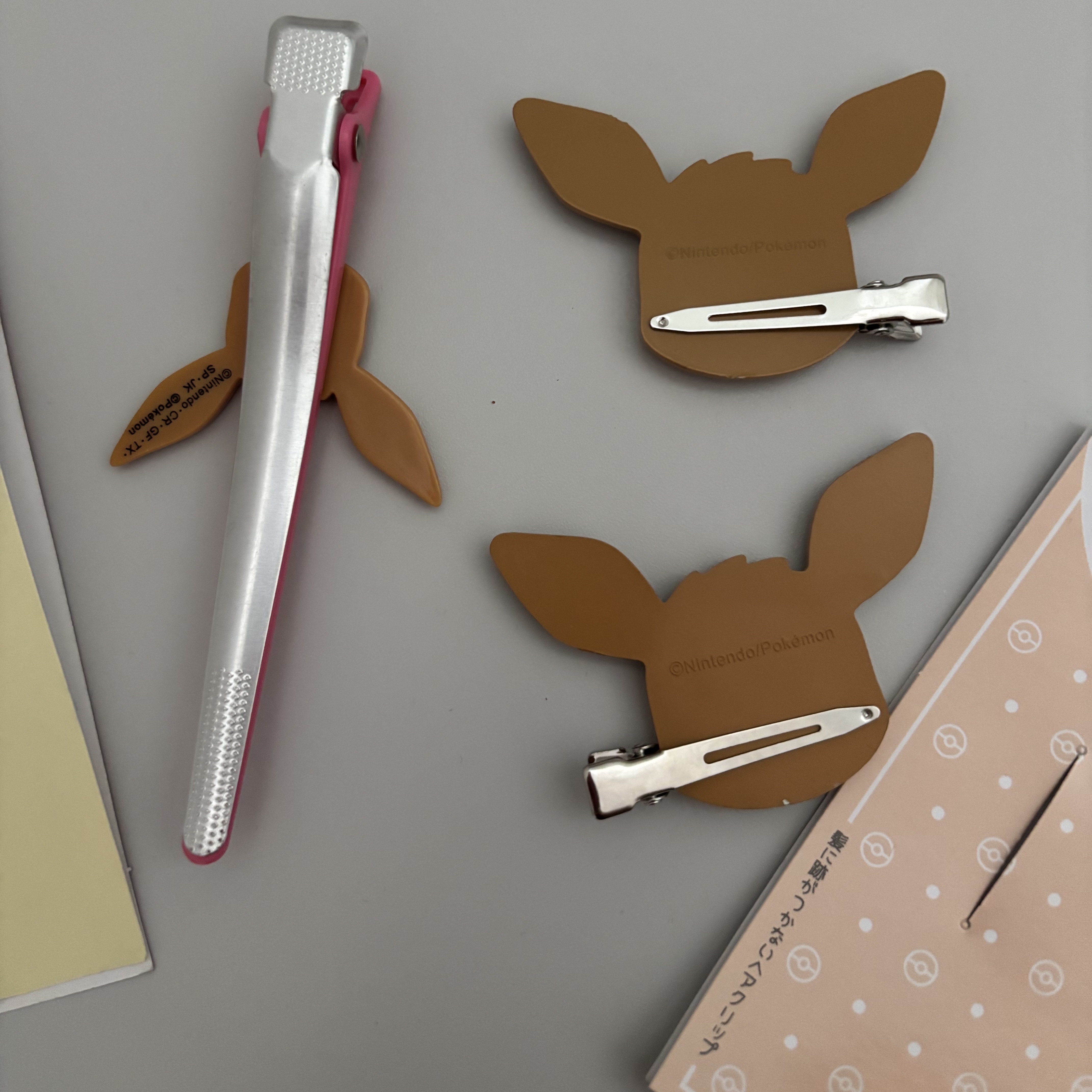 ヘアクリップ イーブイ/ポケモン/ヘアアクセサリーを使ったクチコミ（2枚目）