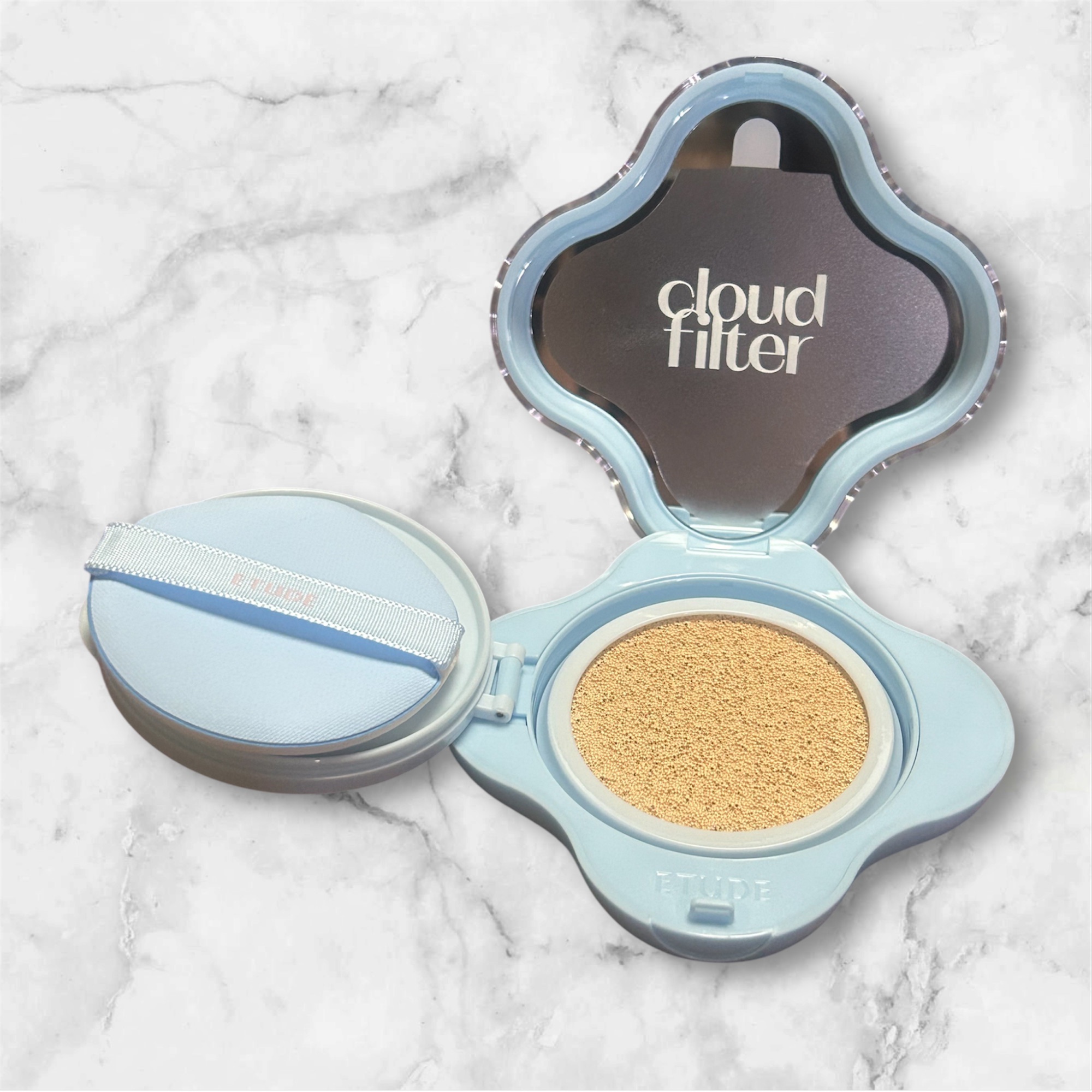 クラウドフィルタークッション/ETUDE/クッションファンデーションを使ったクチコミ（2枚目）