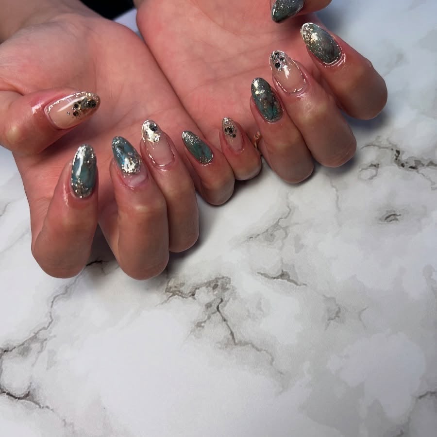 cst on LIPS 「#海映えラメネイルmenu…☑︎デザイン自由コース7.000円..」(1枚目)