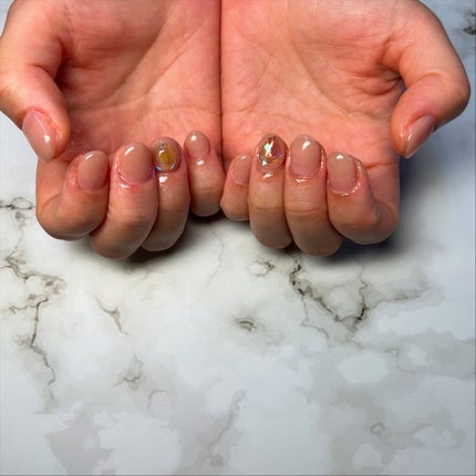 #ネイル,#ニュアンスネイル,#ジェルネイル,#ギャルネイル,#ネイル,#城陽ネイルのネイルデザイン