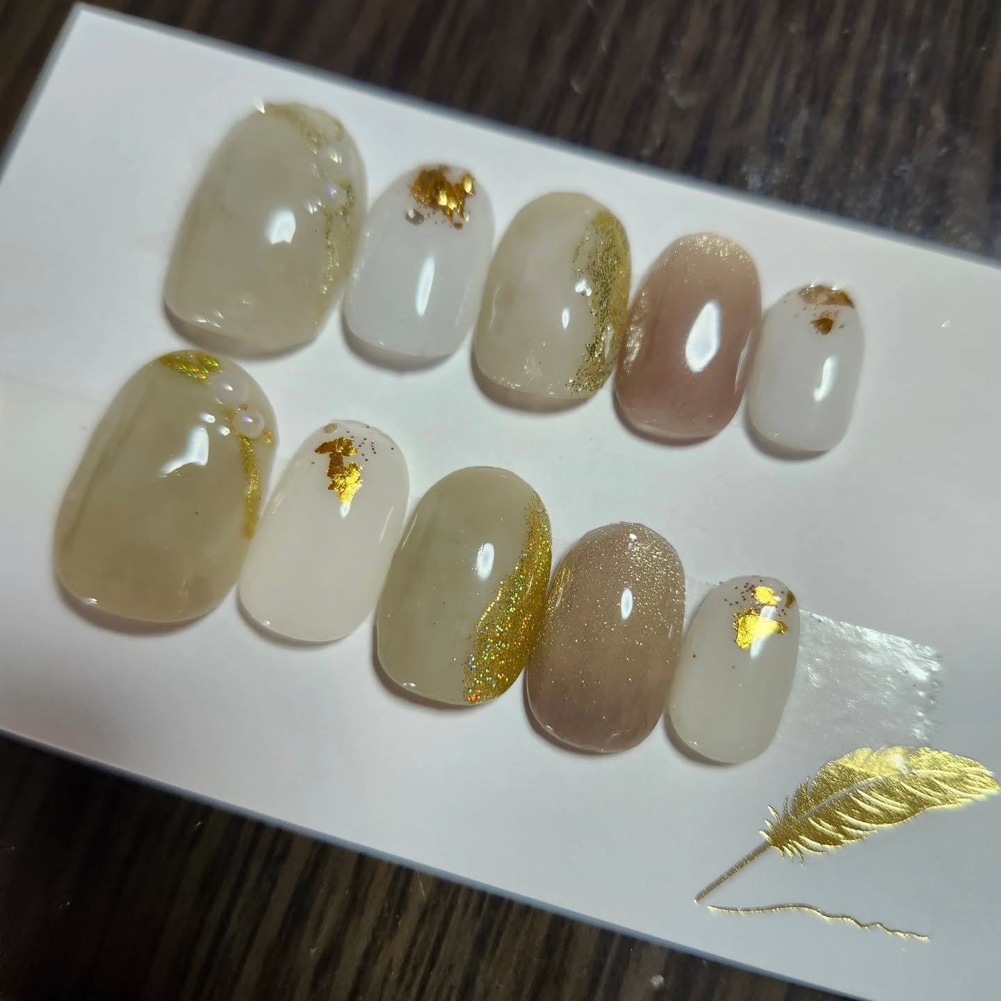 ノンワイプトップコート/セリア/ジェルネイルを使ったクチコミ（1枚目）