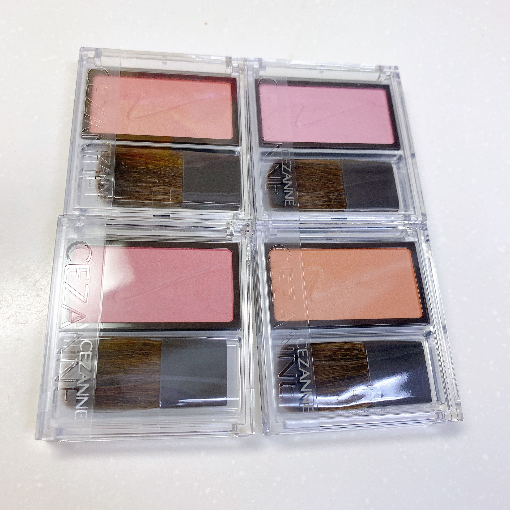 チークブラッシュ/CEZANNE/パウダーチークを使ったクチコミ（1枚目）