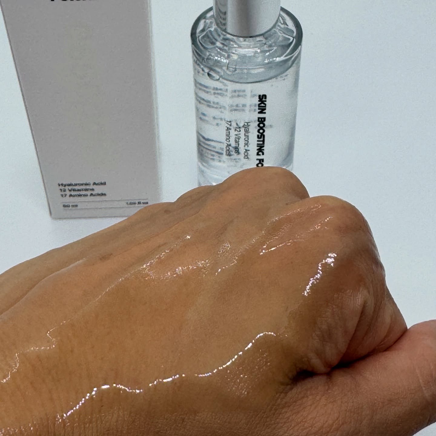 スキンブースティングフォルテセラム/essenciel/美容液を使ったクチコミ（3枚目）