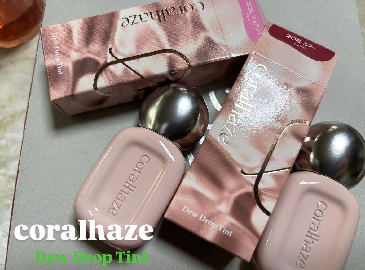 デュー ドロップ ティント/Coralhaze/リップティントを使ったクチコミ(1枚目)