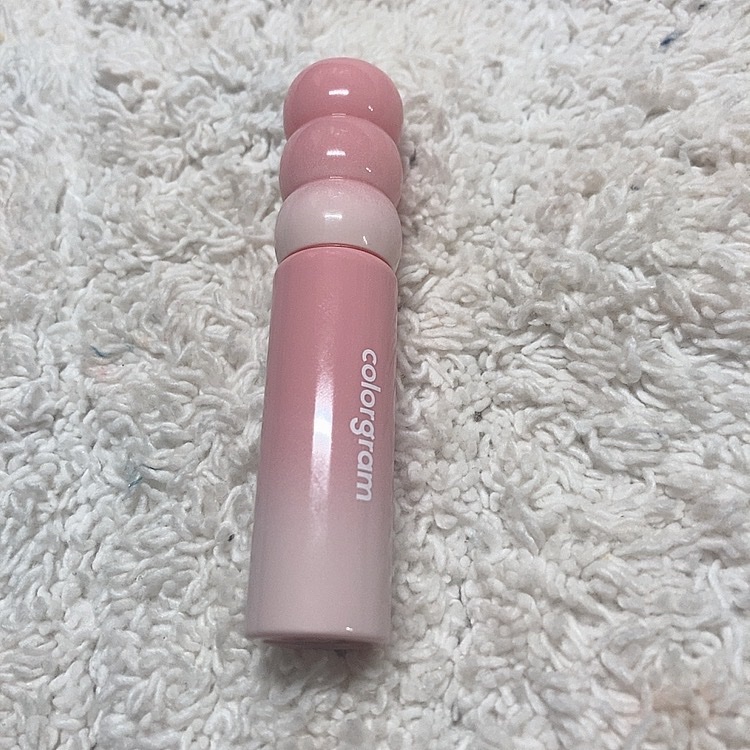 カラーグラム タンフルグラスティントミルク 06 ウーロンライチ/Colorgram/リップティントを使ったクチコミ（1枚目）