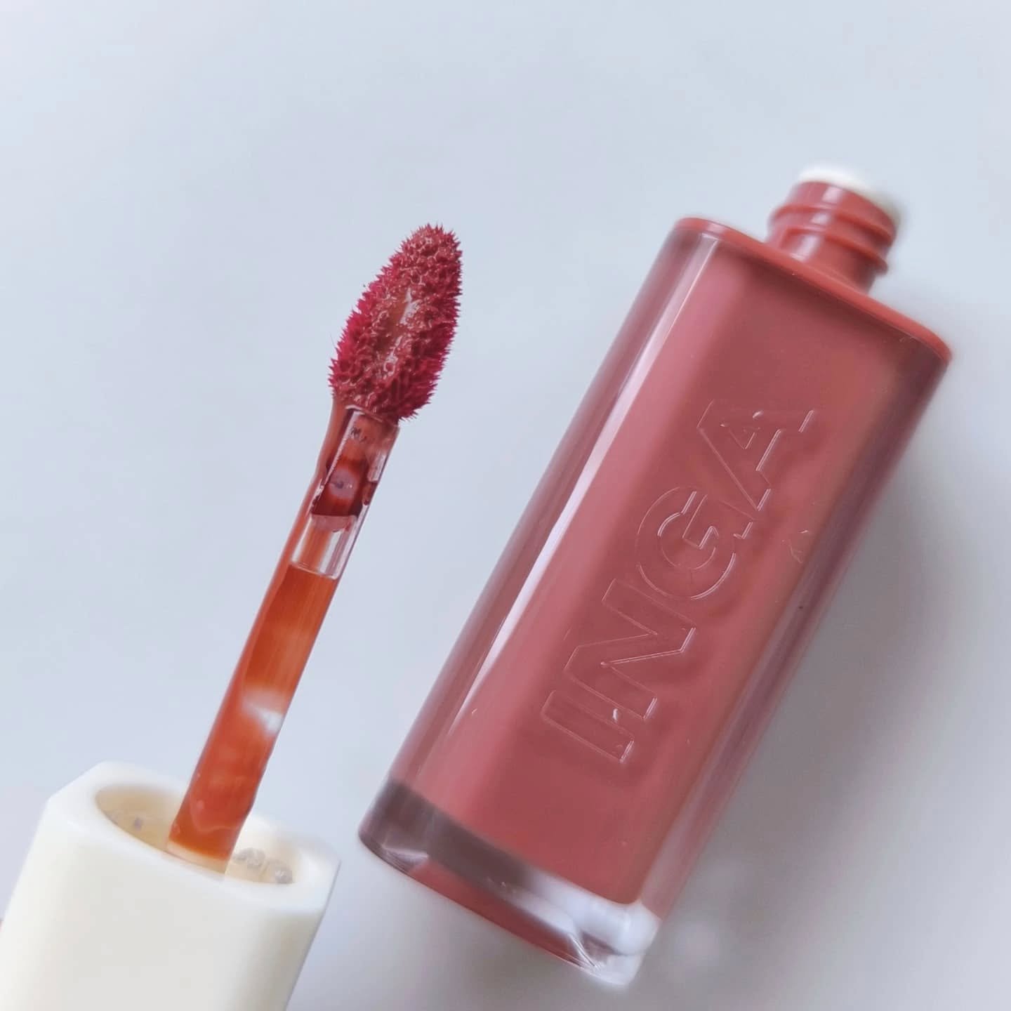 ウォーターグローリップティント 06 ヌードジンジャー（Nude Ginger）/INGA/リップティントを使ったクチコミ（2枚目）