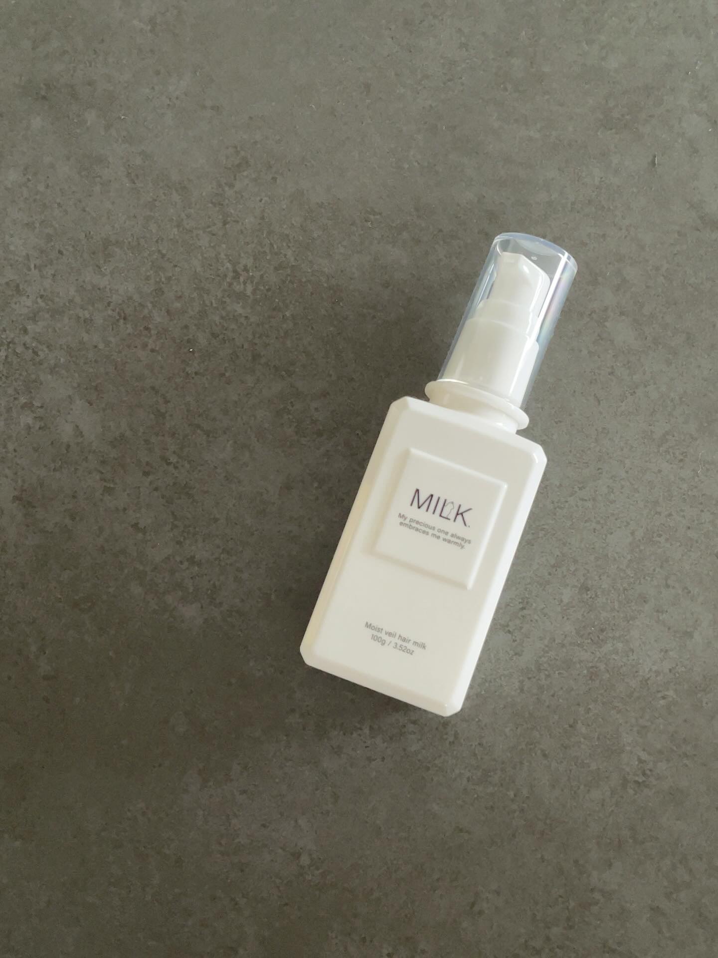 モイストヴェール ヘアミルク＜無香料＞/MILK./ヘアミルクを使ったクチコミ（1枚目）