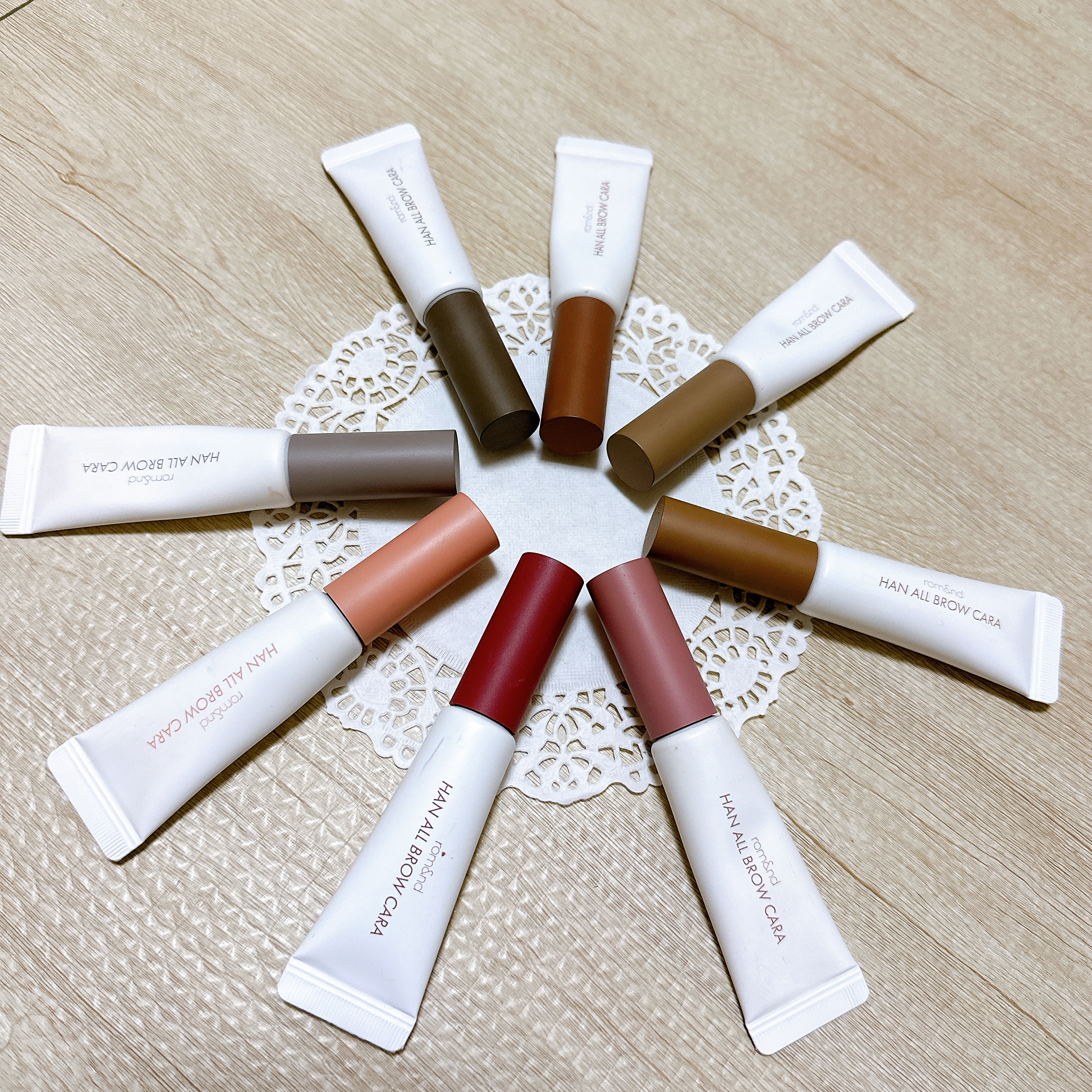 ハンオールブロウカラ/rom&nd/眉マスカラを使ったクチコミ（2枚目）