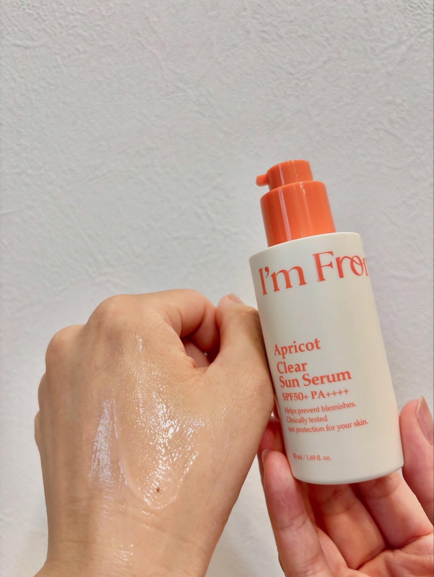 アプリコットクリアサンセラム/I'm from/日焼け止めローションを使ったクチコミ(5枚目)