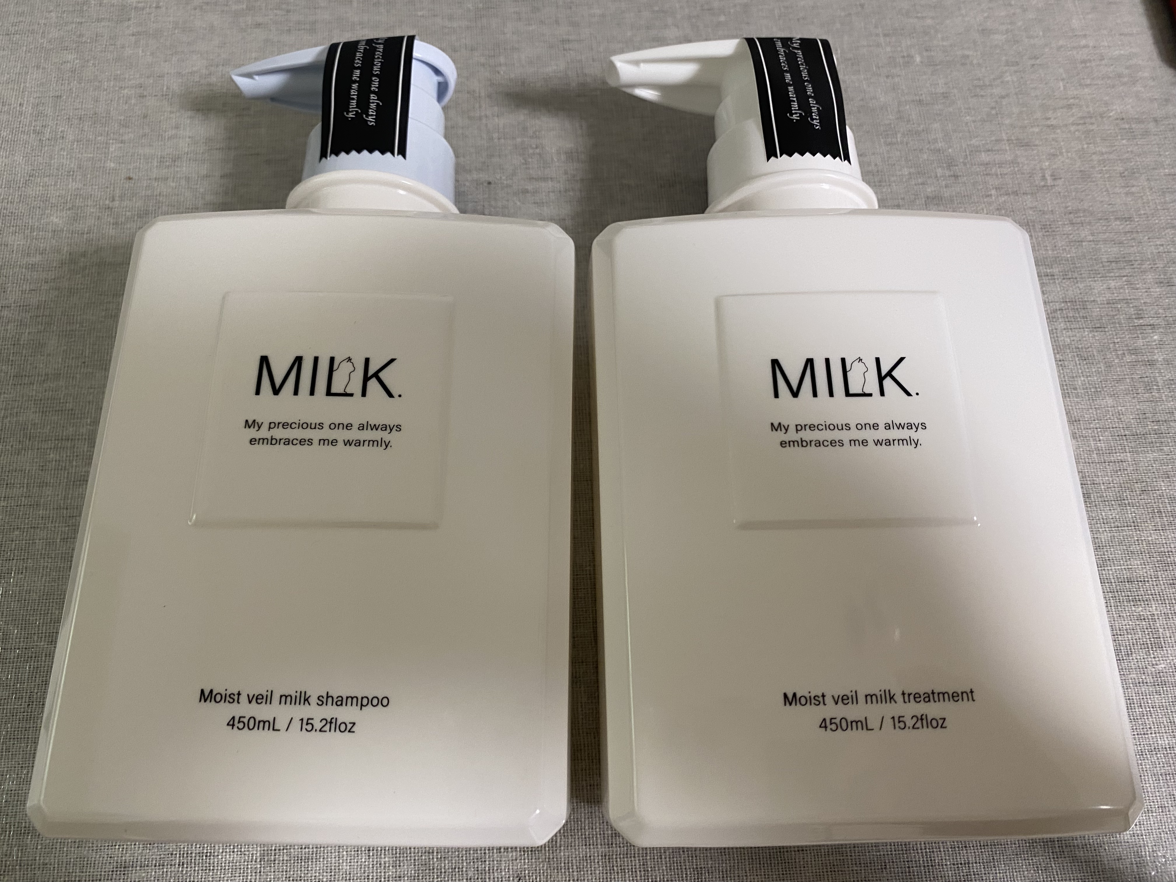 モイストヴェール シャンプー/トリートメント＜無香料＞/MILK./市販シャンプーを使ったクチコミ（1枚目）