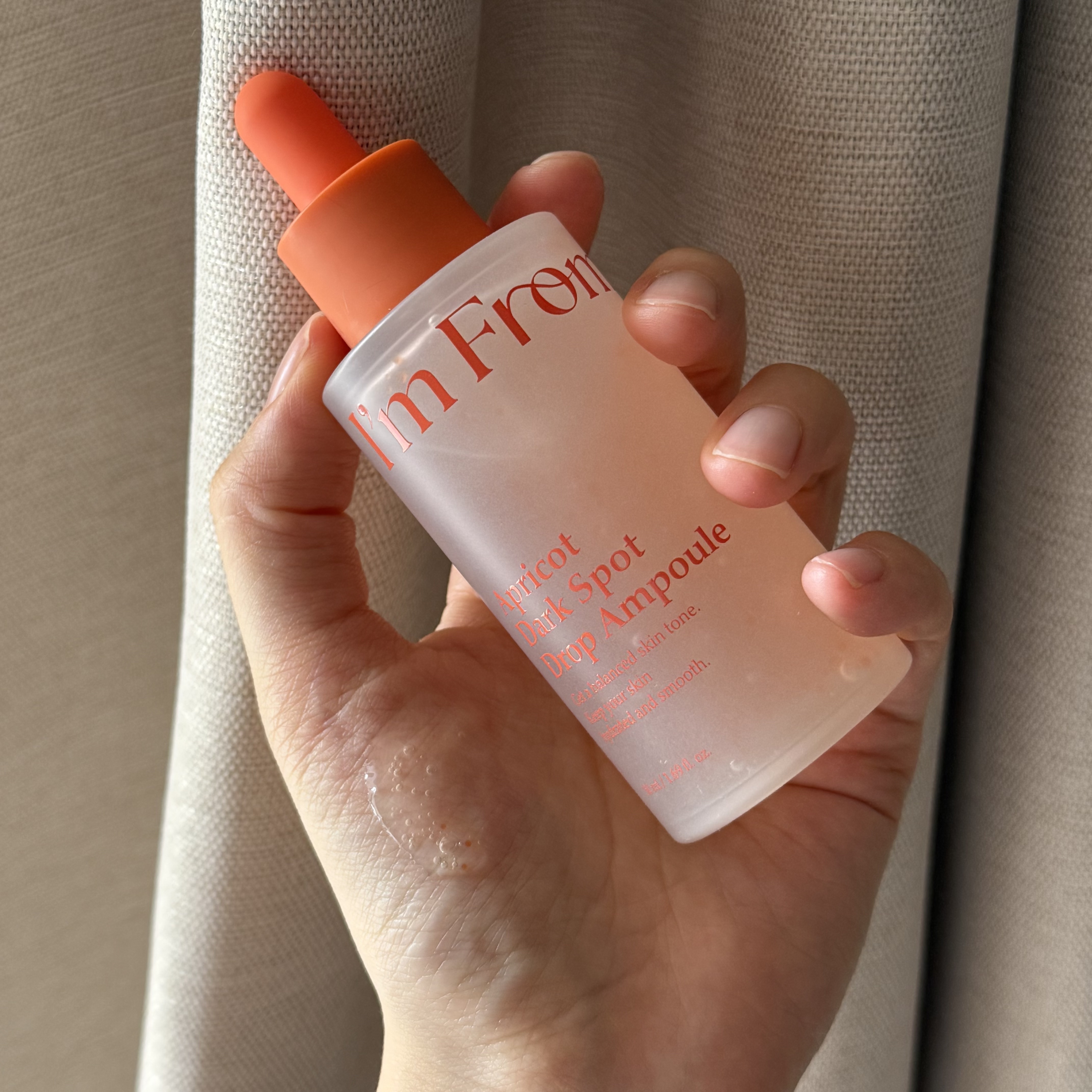 アプリコットダークスポットドロップアンプル/I'm from/美容液を使ったクチコミ（3枚目）