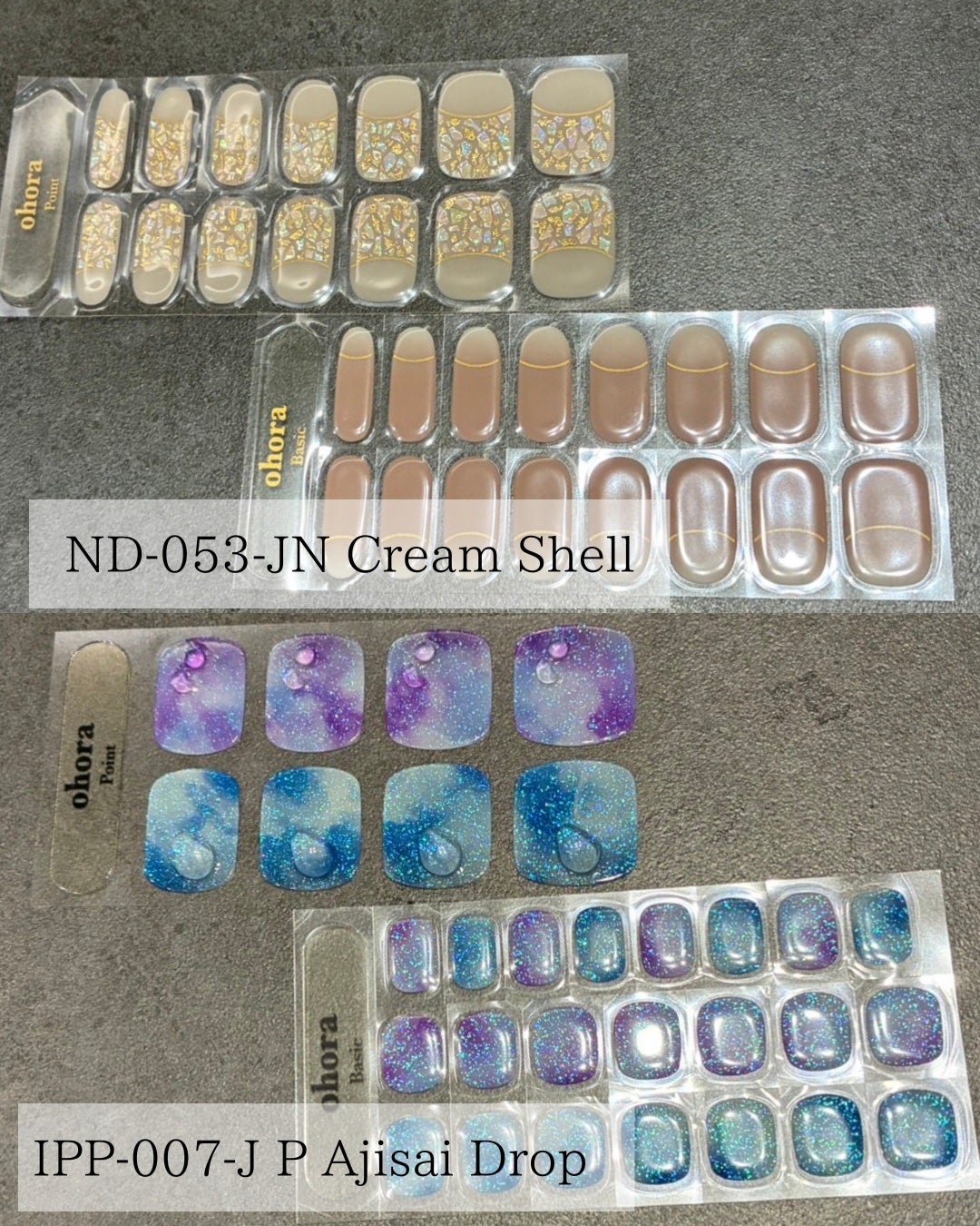 セミキュアジェルネイル(ハンド)/ohora/ネイルシールを使ったクチコミ(2枚目)