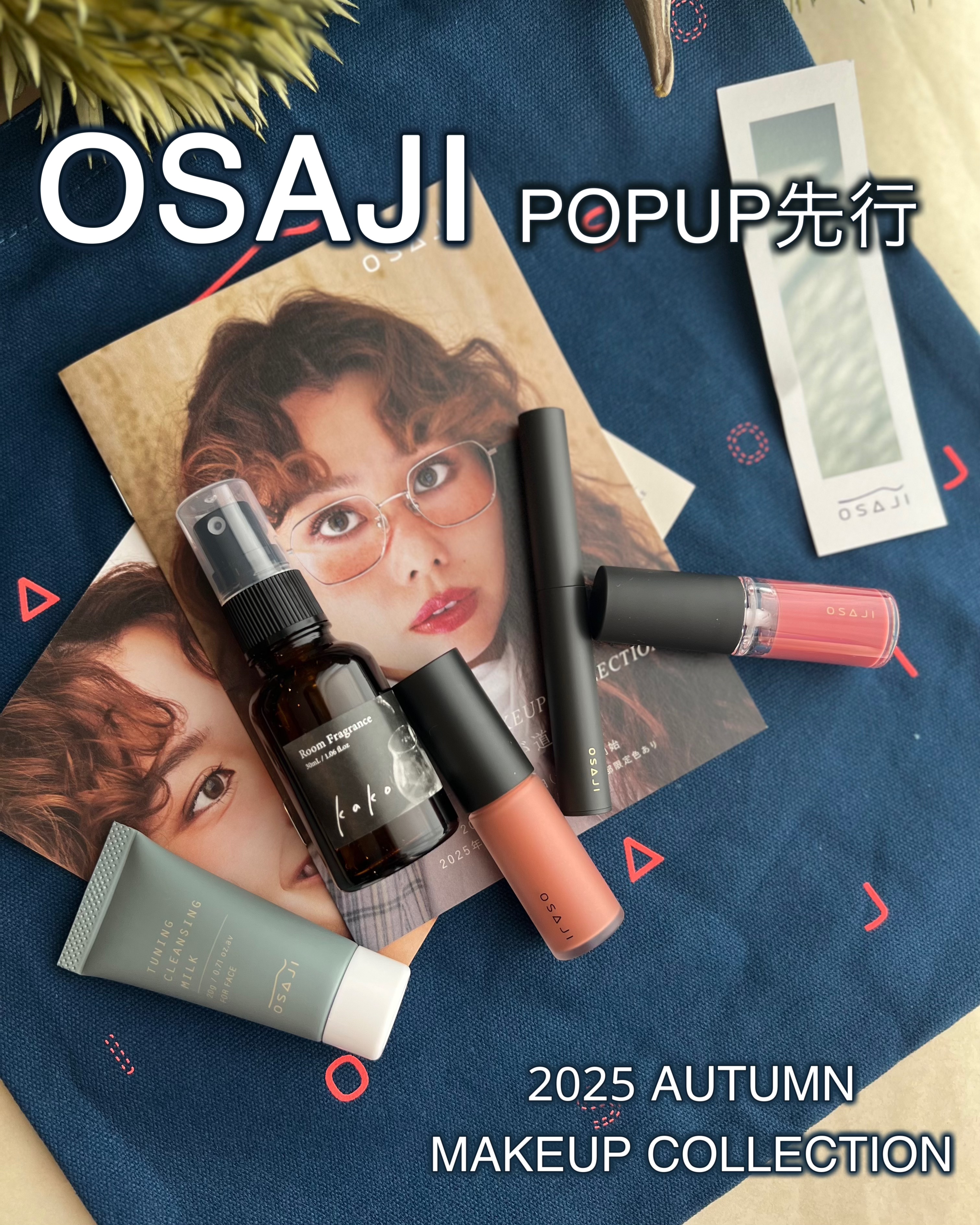 OSAJI オサジ ニュアンス チーク フリュイドのクチコミ「── 限定キットで叶える、大人のナチュラル血色感 ──

今年の秋メイク、もう始めてもいいかも.....」（1枚目）