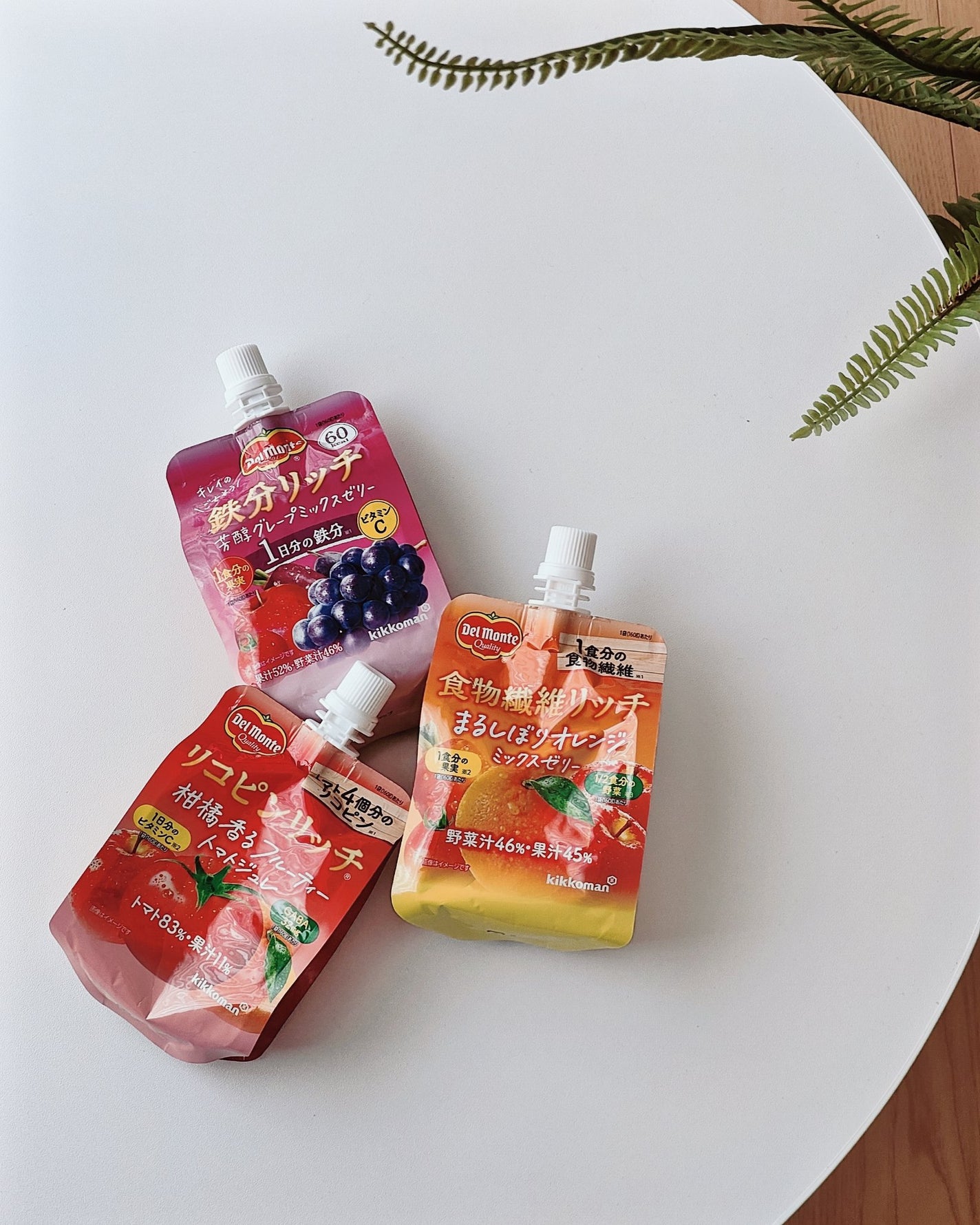 リコピンリッチフルーティトマトゼリー/デルモンテ/ゼリー飲料を使ったクチコミ(1枚目)