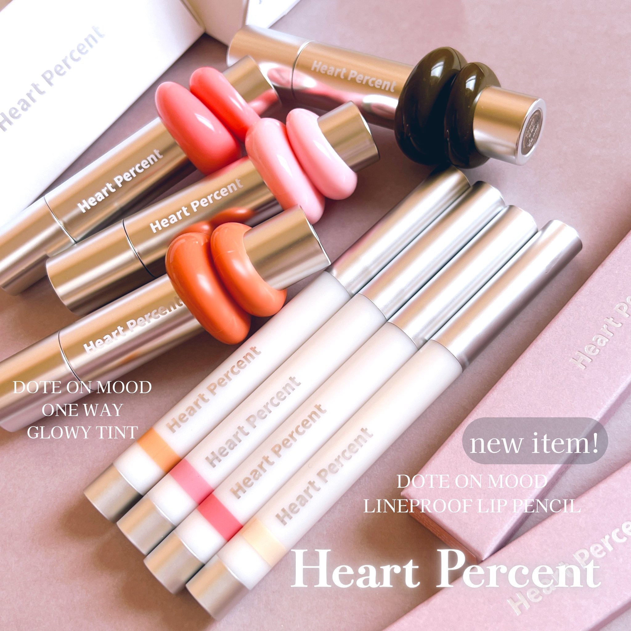 ライン プルーフ リップペンシル 01 ヌーディベージュ /Heart Percent/リップライナーを使ったクチコミ（1枚目）